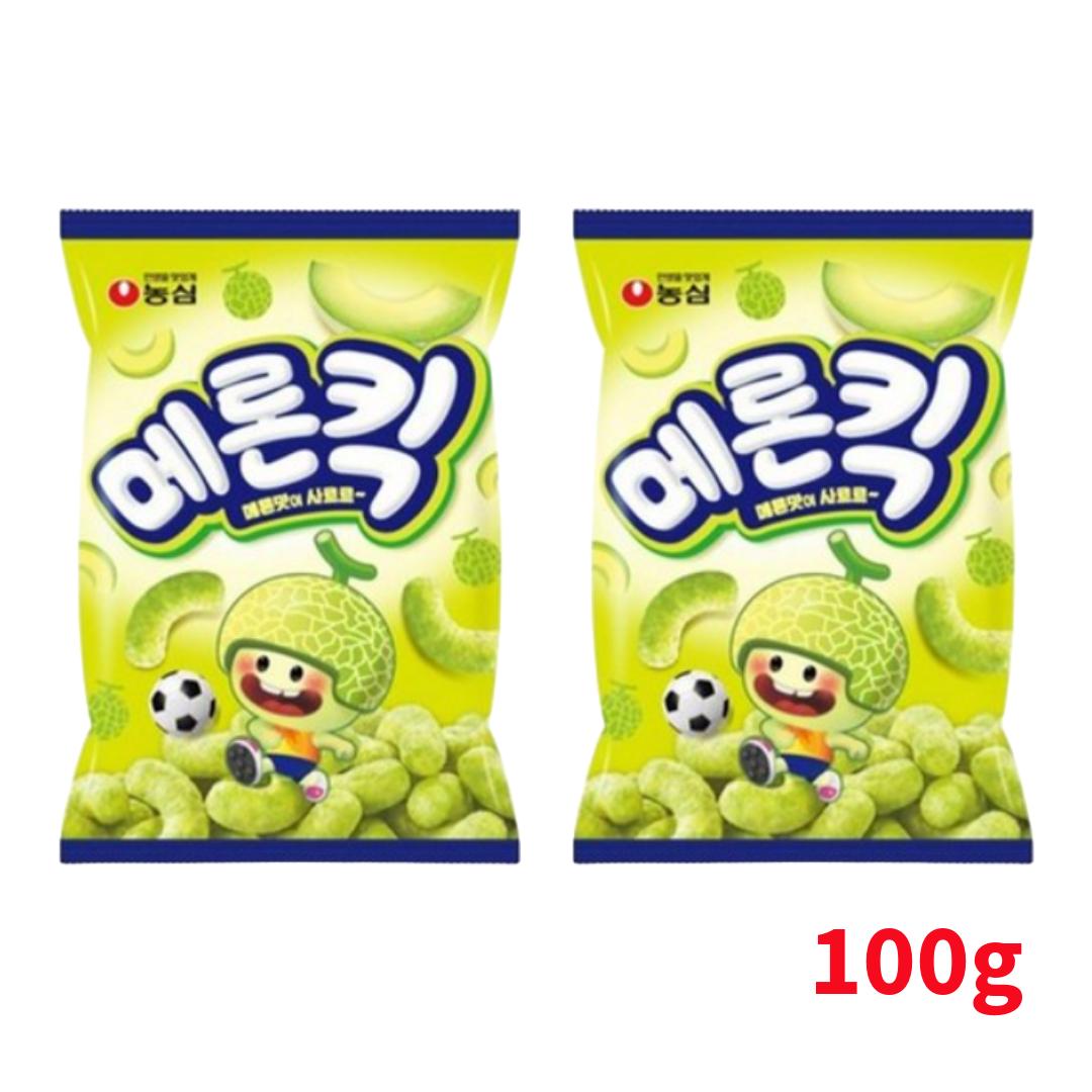 

Корейский слоеный снек – Banana Kick, Melon Kick (26 вариантов) #Melon 100g x 2pcs