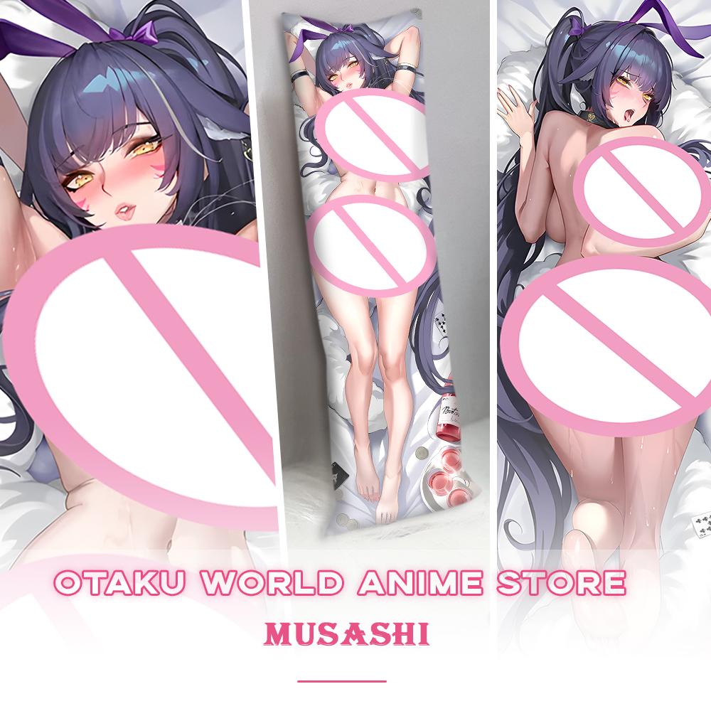 Hra Azur Lane Musashi Dakimakura Anime Povlak na polštář Ložní prádlo Dekorace Povlak na polštář Objímací tělo Cosplay Rekvizity Otaku Povlaky na polštáře