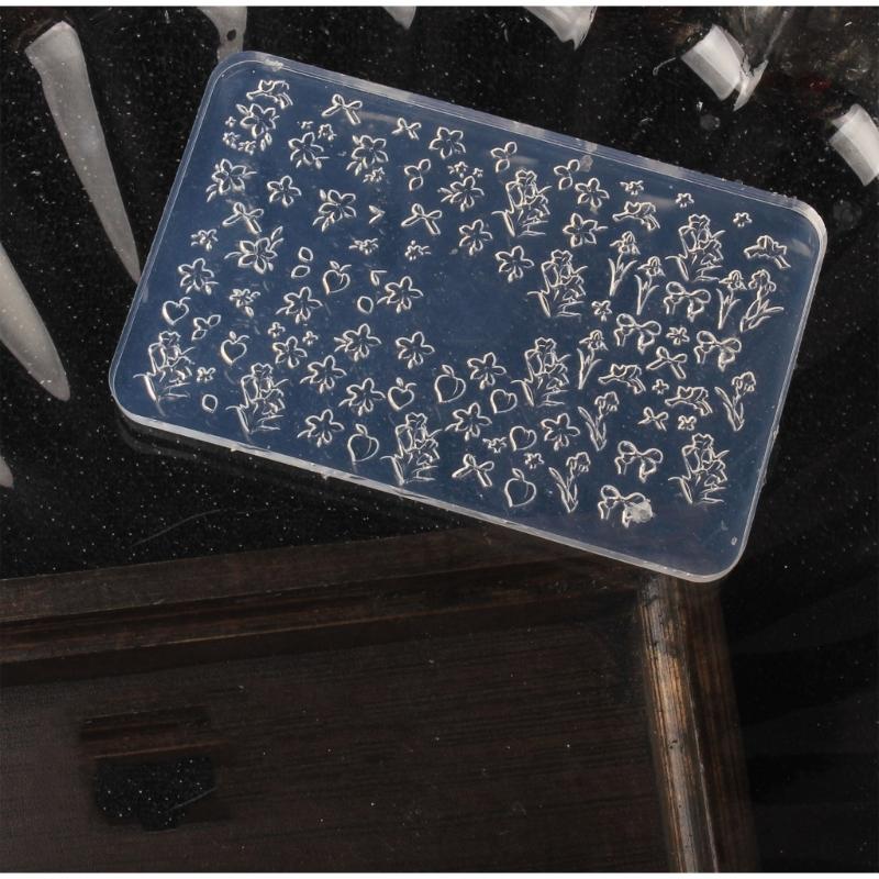 Nails Art Moulds Silicone Template Nails Designing Tool Flower Theme Silicone Handmade Molds for Manicure Creation