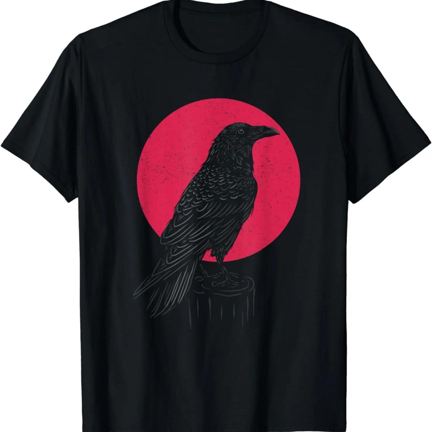 

2025 new model Raven T ShirtWitchcraft Occult PaganLover T-Shirt Men Clothing T Shirts for Men S чёрный
