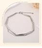 Mehrschichtige Hip-Hop-Anhänger-Halskette: Dicke Kette, Langer Stil, Unisex Schlüsselbein Schmuck