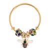 Fashion Bee Bangle Brass Plated Adjustable Jewelry For Women Gift Idea