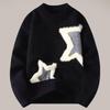 Pulover Toamnă Iarnă Nou Design de Tineret Nișă Senzorial Pulover Bărbați Casual Tricotaje Termice Trendy Strat de Bază pentru Cuplu Top Tricotat