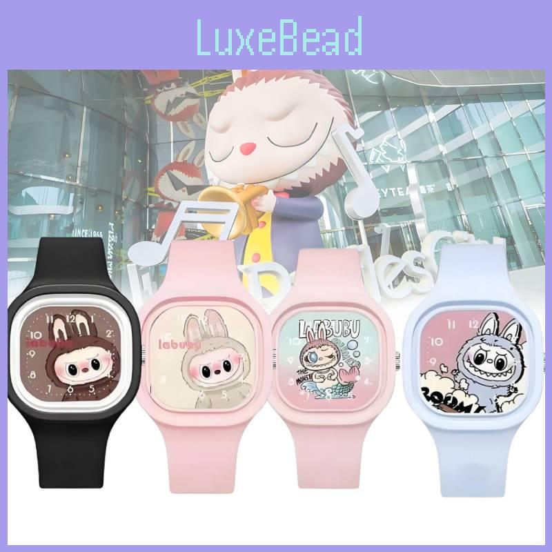 Ceas Trendy pentru Copii cu Desene Animate Bubble Mart, de Înaltă Calitate, Curea Moale din Silicon Jelly