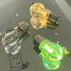 Funny LED Light Bulb Hair Clip Glow Hairpin for Women Novelty Flashing Fringe Clip Trendy Hair Accessory for Party or Daily Use