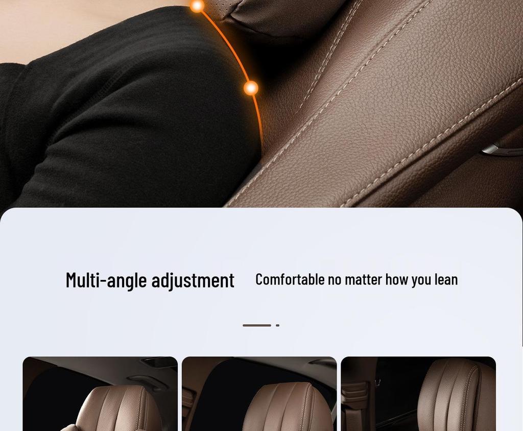 Geely Car Headrest, Lumbar, and Neck Support Pillow for Xingrui, Xingyue L, Binyue, Boyue, and Emgrand Models
