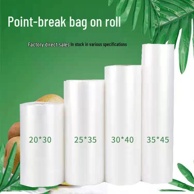 Thickened PE Fresh-Keeping Bags: Tear-Off, Disposable, Convenient for Home Storage & Takeaway