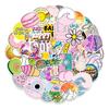 100 Photos of Vsco Cute Children's Cartoon Trolley Box Trendy Brand Box Stickers Self-adhesive Suitcase Graffiti Stickers