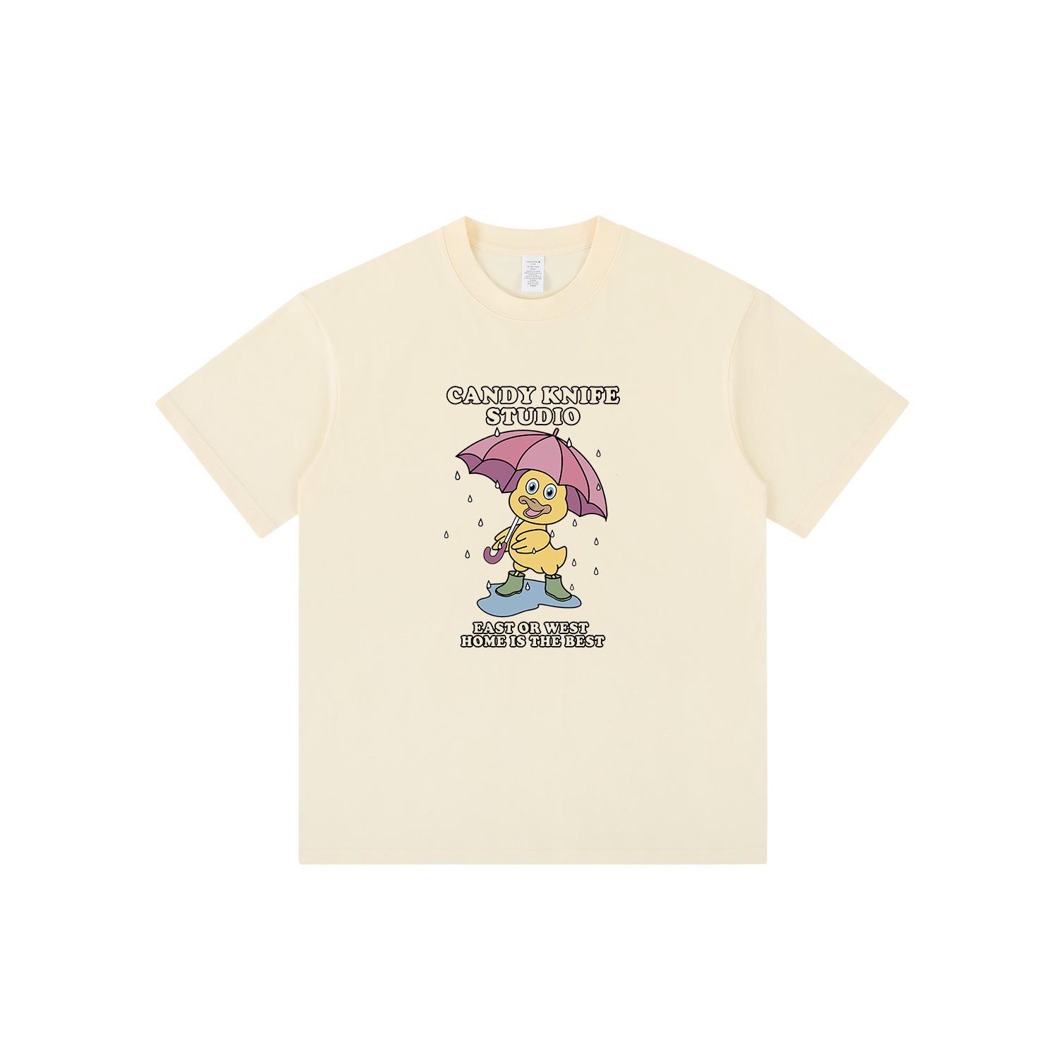 

Trendy Cartoon Print Unisex Casual Short Sleeve T-Shirt 2XL