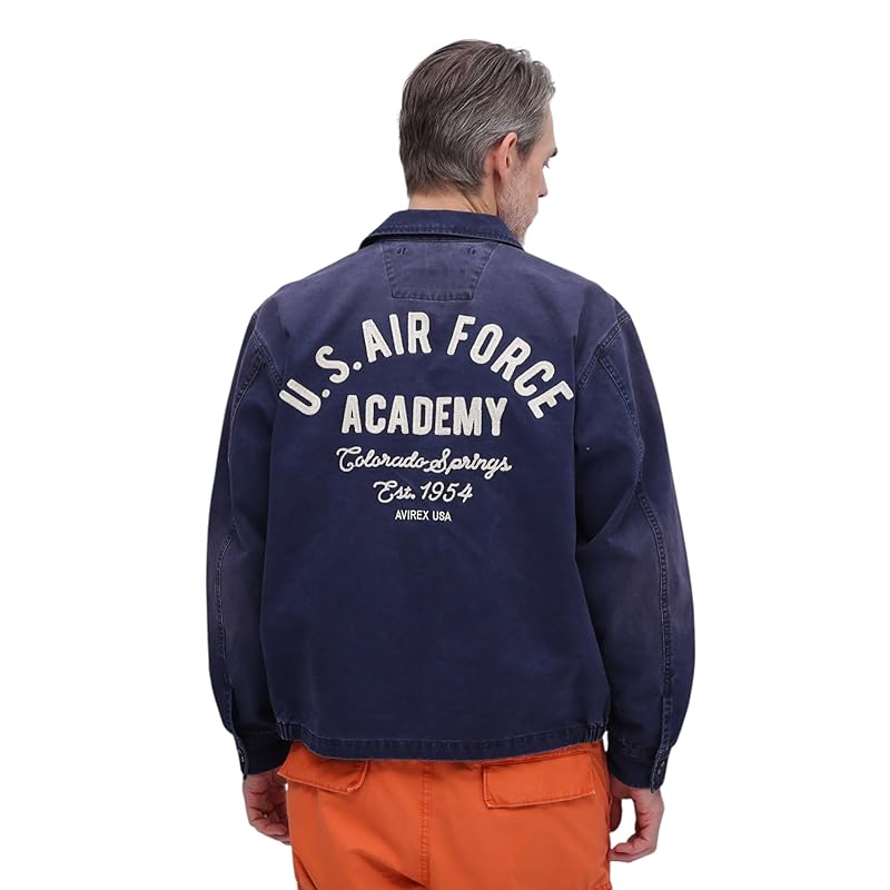 

[Avirex] FADE USAF ACADEMY JACKET fade academy jacket men s M 120 navy 783-5152003