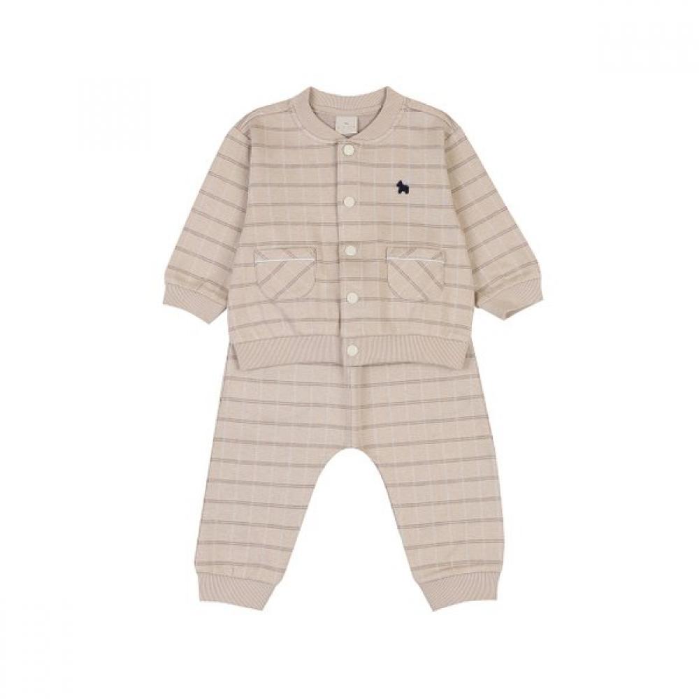 Ettoi Oliver Jacquard Set  07t1 23006 BEIGE/12M