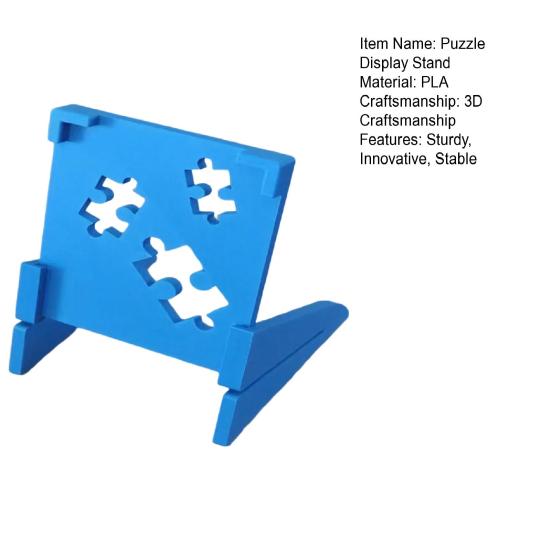 Puzzle Box Display Stand All-in-One Jigsaw Puzzle Box Lid Holder Detachable Puzzle Poster Holder Accessory Gift for Adults