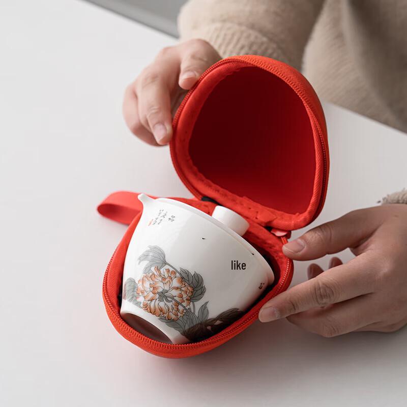 Su's Ceramic Portable Travel Tea Set