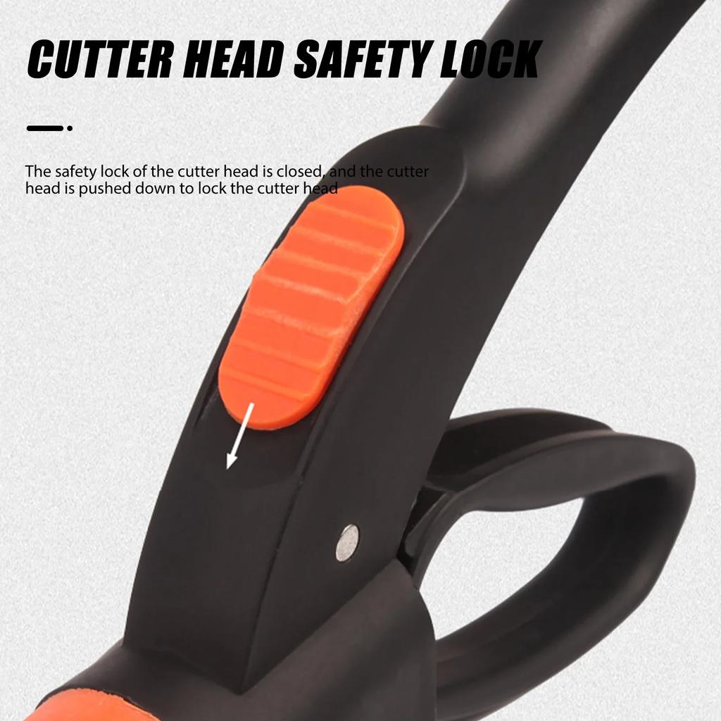 Ergonomischer Griff Gartenschere Blumentopf Rasenschere Garten Rasen Baumschere 360 Drehbarer Kopf Grasschere