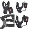 Premium Black Double Shoulder Harness For Brush Cutters And Grass Trimmers Forestry And Agriculture Use
