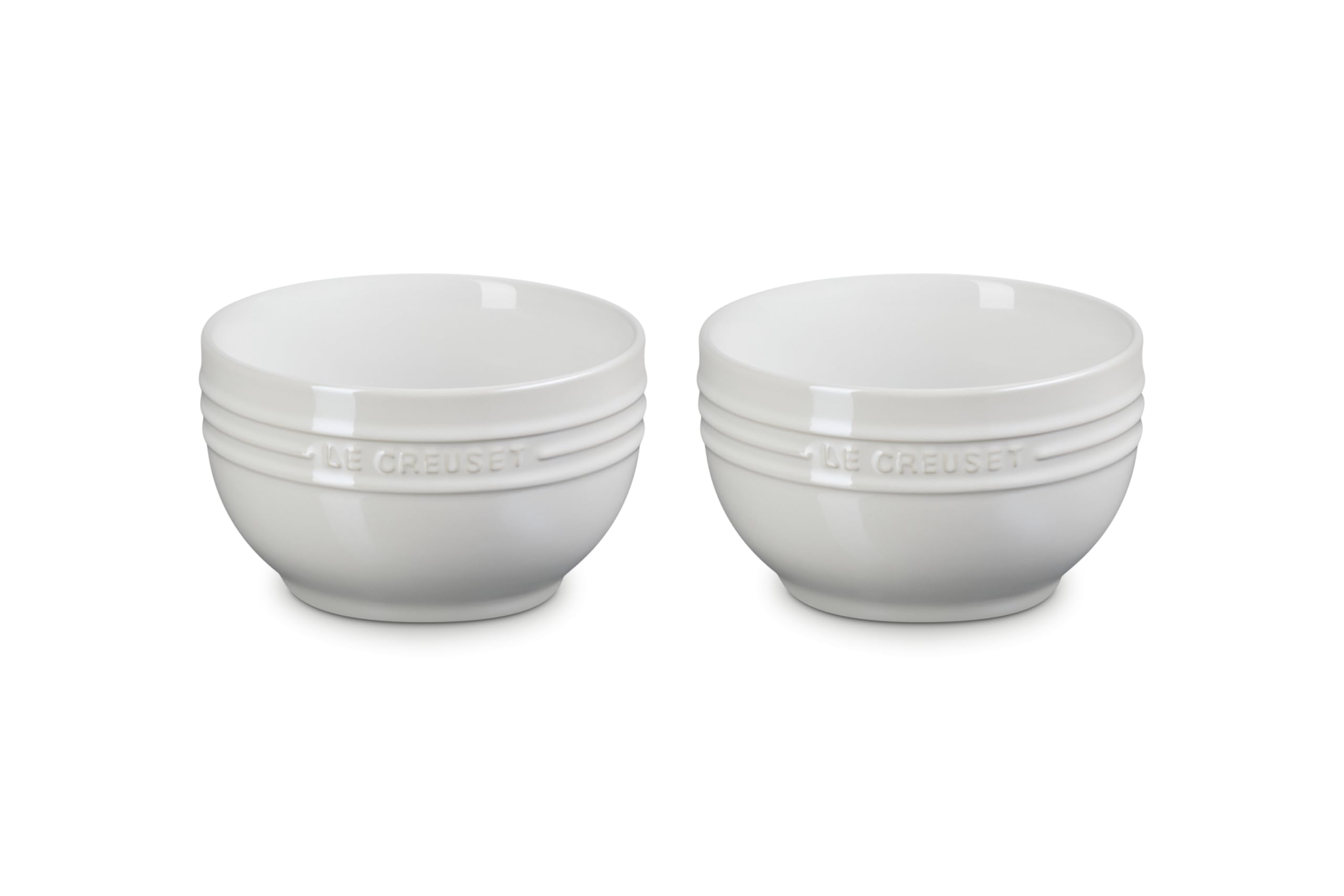 Le Creuset Bowl 500ml Set of 2 white luster