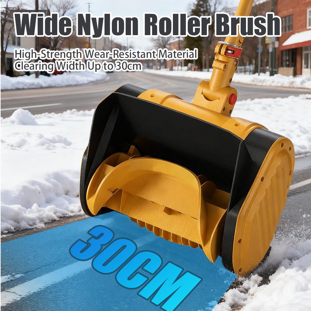 Battery-Powered Snow Blower Cordless Electric Snow Thrower Snow Clearing Machine Lightweight Snow Removal Tool for Driveway