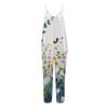 Women's Printed Jumpsuit Casual Loose Adjustable Suspender Jumpsuit