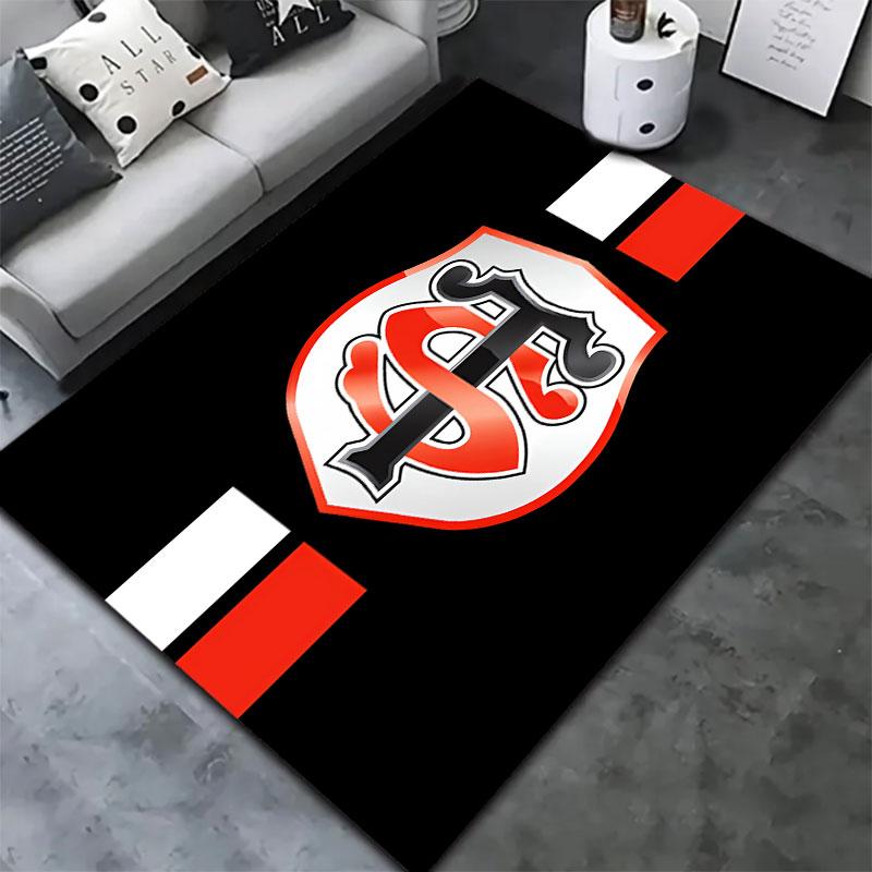 Stade Toulousain Carpet Rug for Living Room Bedroom Home Sofa Decoration,Kids play Non-slip Floor Mat