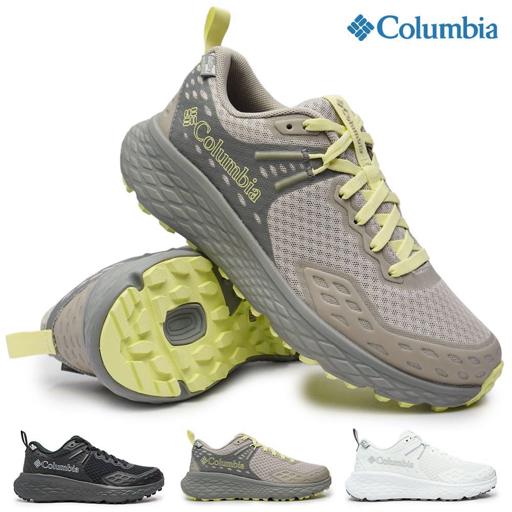 Columbia Konos TRS Outdry BL6246 Size Cloud Citron Haze Women's Shoes, 26.0cm, Grey,