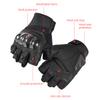 JCAA Motorcycle Half Finger Gloves Touchscreen Motocross Riding Gloves Wear-resistant Anti-fall ATV Motorbike Gloves Anti-slip