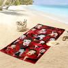 Betty Boop Beach Towel Suitable for Travel, Outdoor Activities, Swimming Pools, Yoga, Surfing, Camping, Hiking, Gym