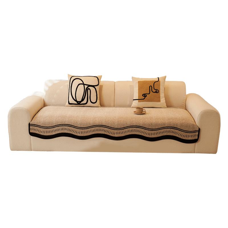 Anti-cat Scratch Special-shaped Sofa Cushion 2025 Modern Light Luxury Fixed Non-slip Advanced Seat Cushion Cover Cloth Universal In All Seasons