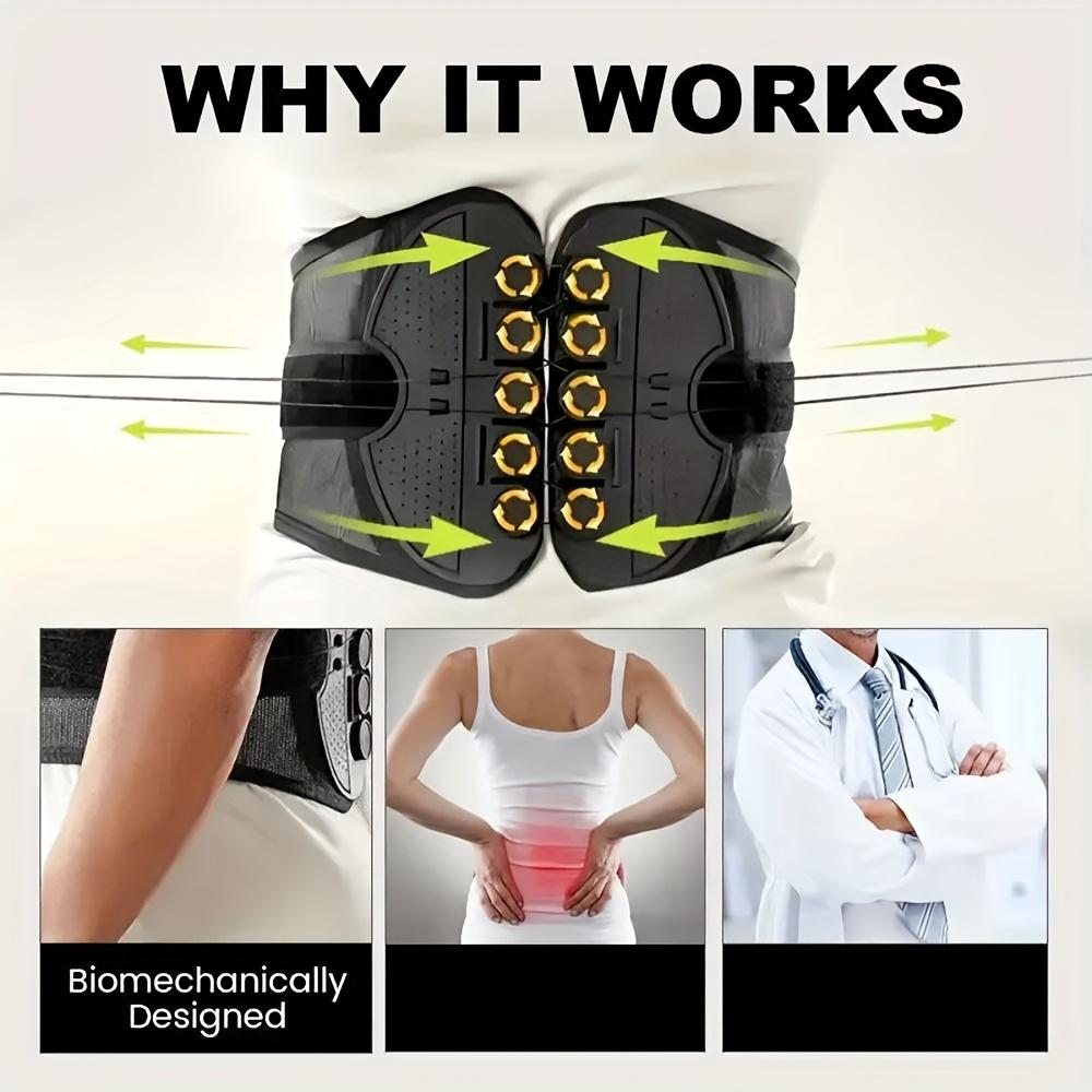 Breathable Mesh Waist Support Belt for Men and Women Lumbar Intervertebral Disc Compression Rope Support