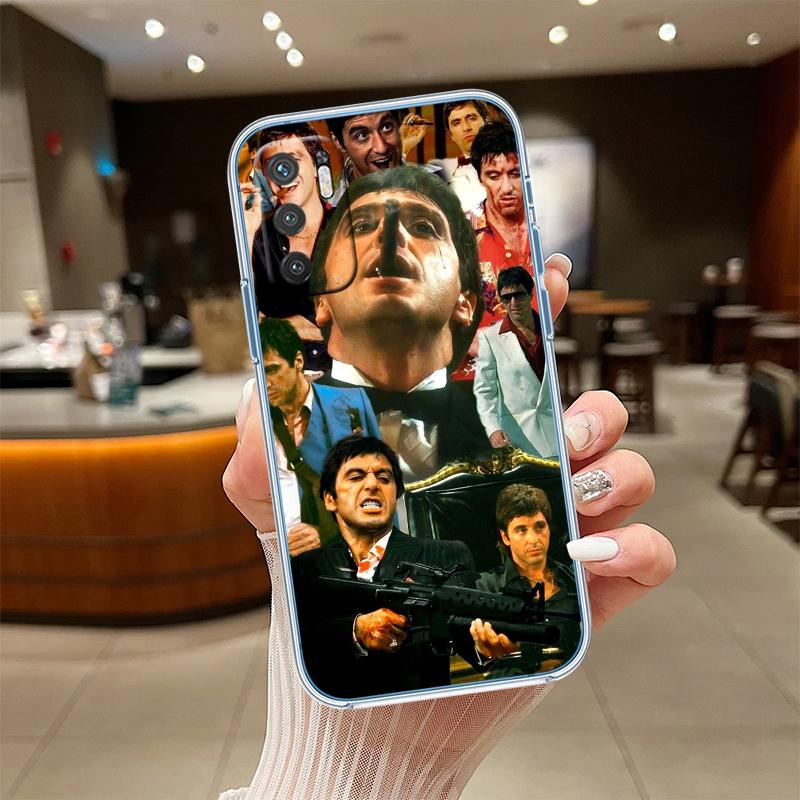 RE51 S-Scarfaces Transparent Phone Case for Samsung Galaxy A04 A04S A14 A23 A34 A54 M23 M33 M52 M53