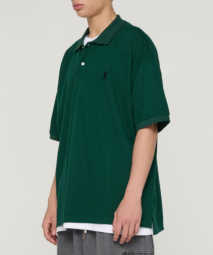 TAKEASY Giant Fit Polo Shirt (Green)