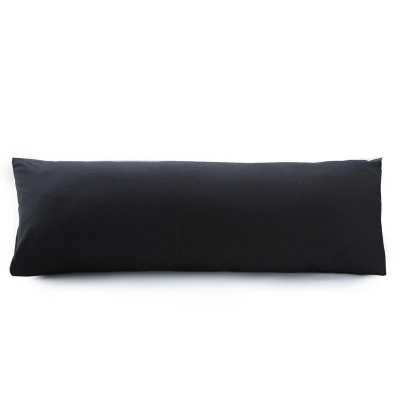 51*137cm Long Body Pillowcase Ultra Soft Cotton Pillow Case Solid Color Long Lovers Wedding Pillowcases Decorative Throw Pillow