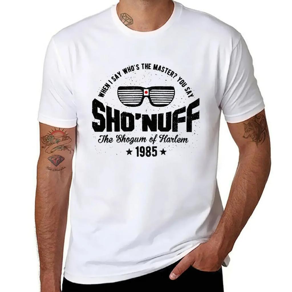 Shonuff Der Meister T-Shirt niedliche Kleidung erhabenes Sommeroberteil T-Shirts für Männer