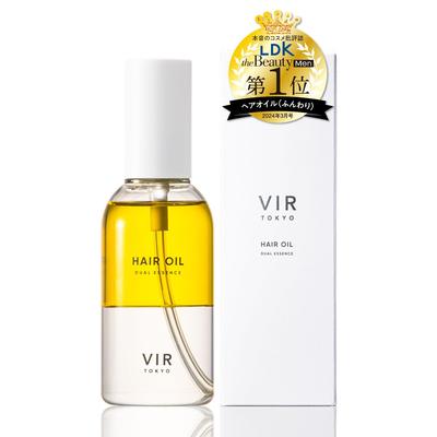 VIR TOKYO Haaröl DUAL ESSENCE (Öl + Serum) 120ml, Glättend, Leave-in Behandlung für Haare, Innere und Äußere Pflege, Kopfhautpflege, Osmanthus-Duft