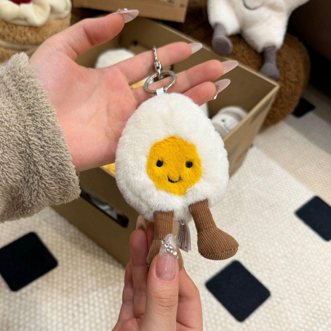 

Jellycat Оригинальный английский плюшевый кулон в виде варёного яйца - Успокаивающая детская игрушка-кукла Complete Set with Dust Bag