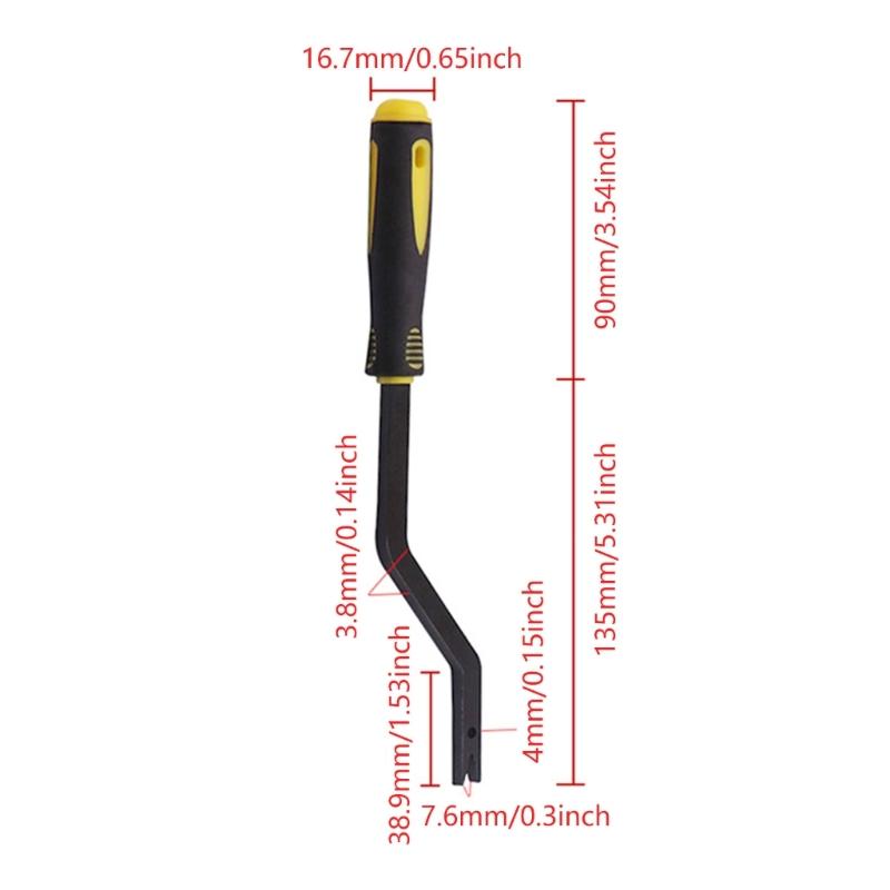 Ergonomic Car Roof Handle Disassembly Tool AntiSlip Grip Design Compatible for Multiple Vehicle Models Maintenance Tool