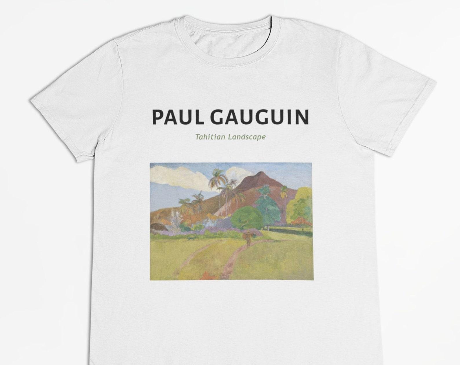 Paul Gauguin Tahitian Landscape T shirt / Post-Impressionism / 1892 / Van Gogh / Cezanne / Matisse 4XL