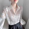 This Year, the White Shirt Women's 1116 Spring and Autumn Shirt Is Beautiful, Super Good-looking, and the Design French Top.