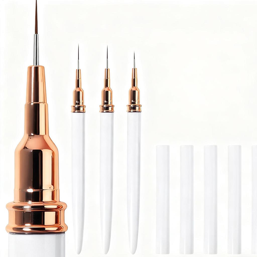 5PCS Nail Art Pen brush Set Nail Painting Pen nail Embossing Pen Nail Art Brush Design Tip Painting Drawing Carving Dotting Pen