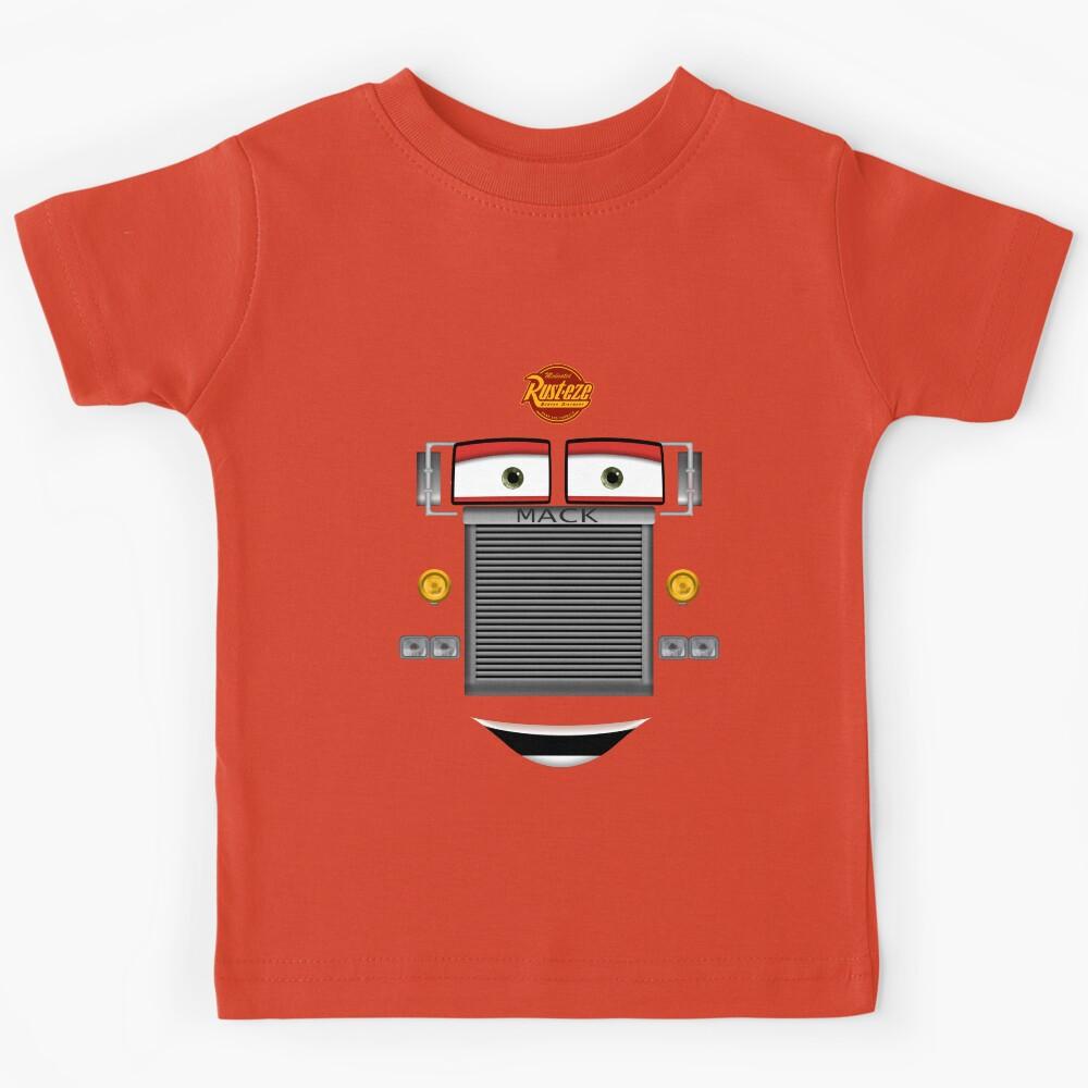 Mack Red Hauler Cars From The Rust-eze Radiator Springs Team Kids T-Shirt 140