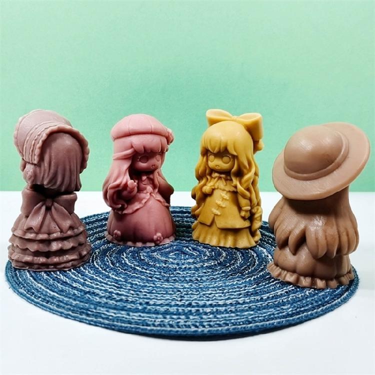 3D Girl Silicone Candle Mold DIY Aromatherapy Gypsum Crystal Epoxy Resin Molds
