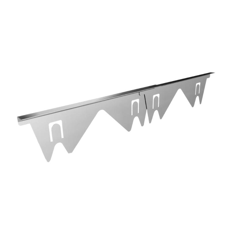 Pair  Kitchen Stove Counter Gaps Cover Steel Oven Gaps Shielding Easy Clean Ranges Side Fillers Stove Side Gaps Fillers Set