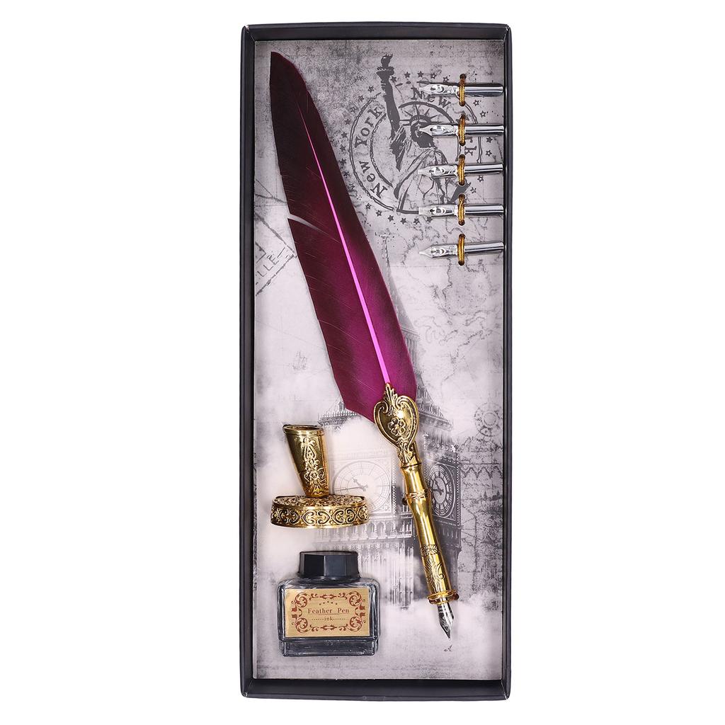 Pen Fluent Comfortable Writing Vintage Elegance Exquisite Workmanship Quill Pen for