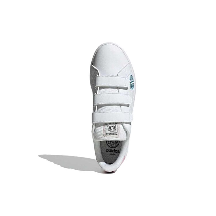 Adidas Keith Haring X  Neo Advancourt Base Comfortable Casual Durable Low-Top Skate Shoes Unisex Sneakers White GX3675