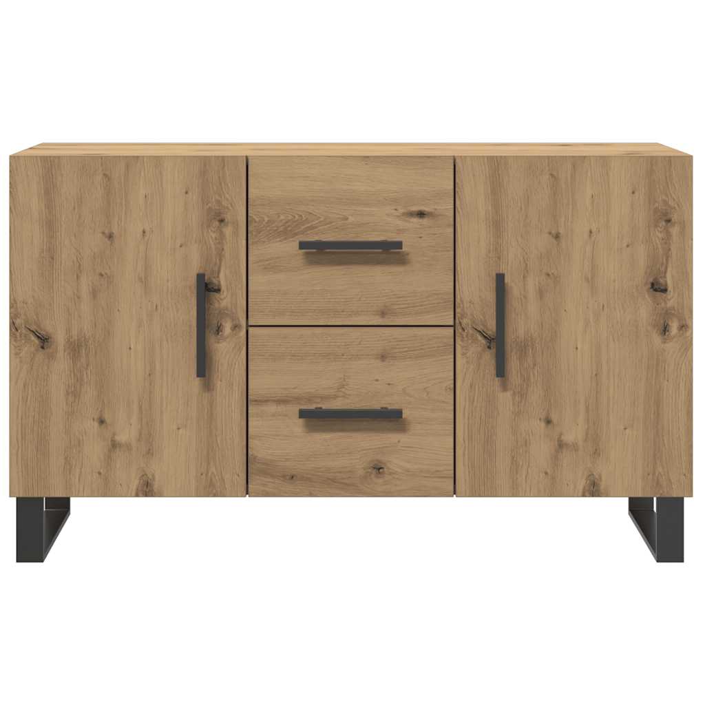 Vidaxl Komoda, Dąb Artisan, 100X36X60 Cm, Materiał Drewnopochodny