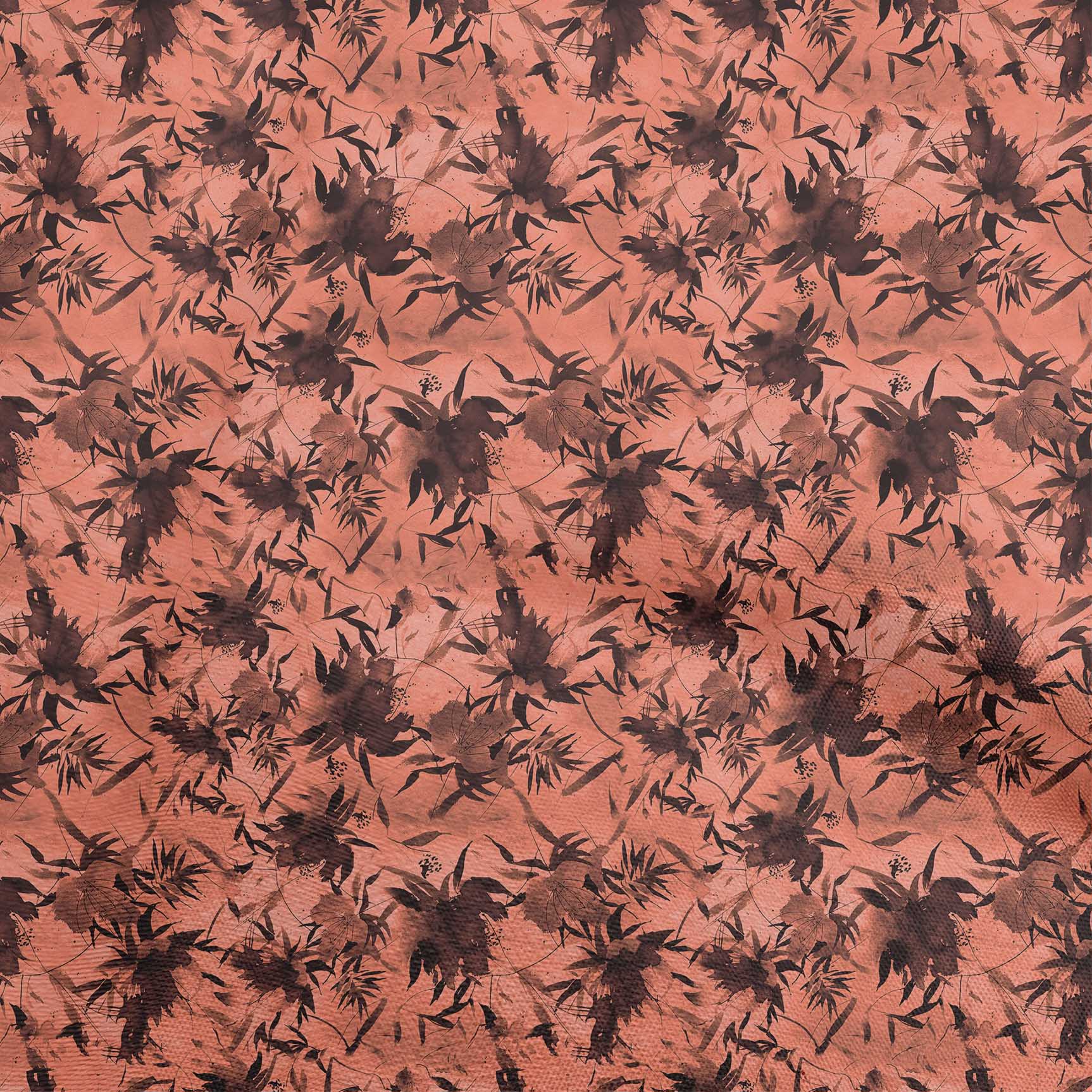 

oneOone Cotton Poplin Brown Fabric Abstract Floral Diy Clothing Quilting Fabric Print Fabric By Yard 42 Inch 42 Inch Wide - Viscose Chiffon помаранчевий