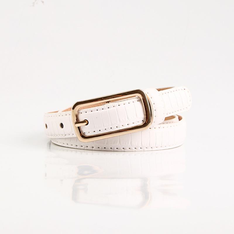 New Women's Belt Fashionable Simple and Versatile Casual Dress Jeans Coat Belt Women