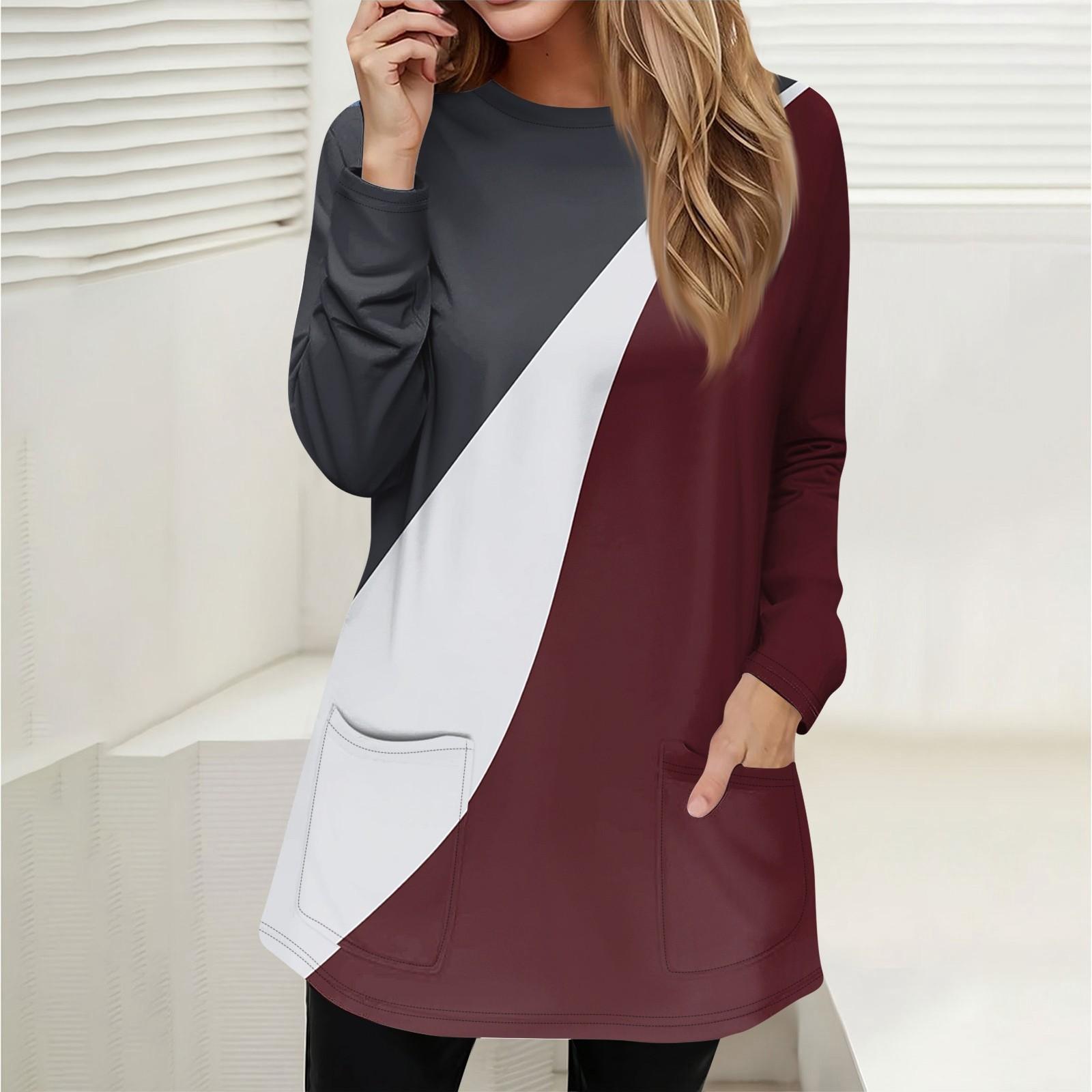 

Женская толстовка, пуловер, спортивная одежда, карман, принт, повседневный топ с круглым вырезом и длинными рукавами XL