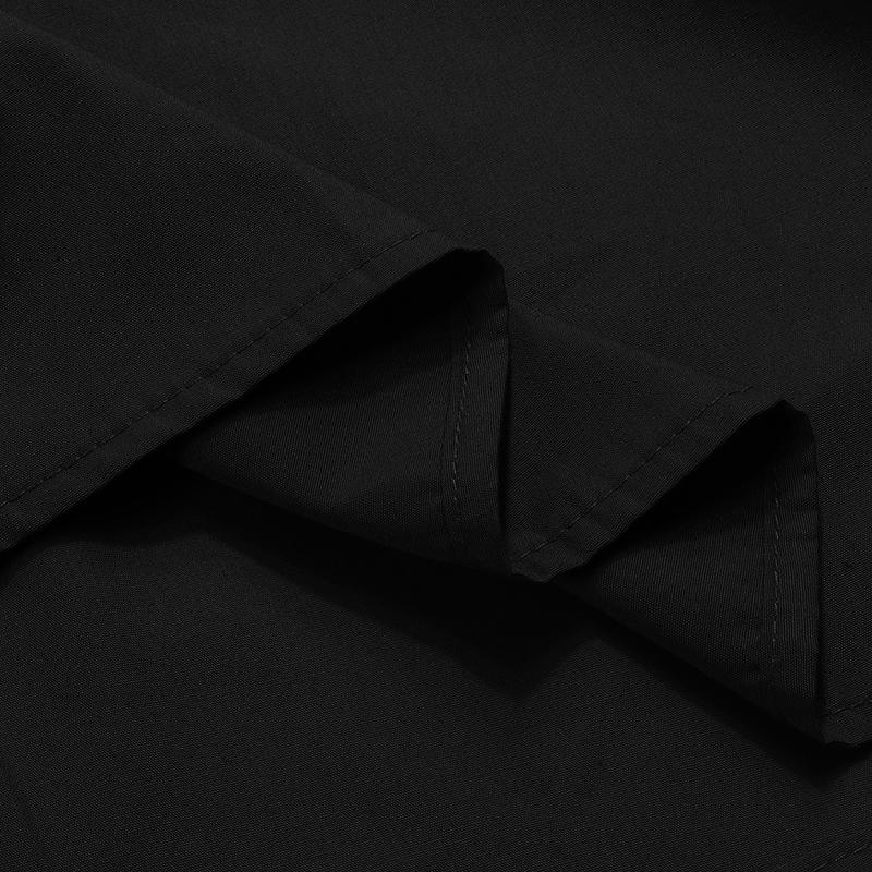 VONDA Summer Women's Ruffled Long Dress Puff Short Sleeve Button Down Solid Color Casual Loose Maxi Dresses Plus Size