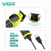 VGR V-185 Men's Hair Clipper Body Hair Trimmer USB Pusher Powerful with LED Intelligent Digital Display Pusher Home Razor Shaver Oil Head Clipper