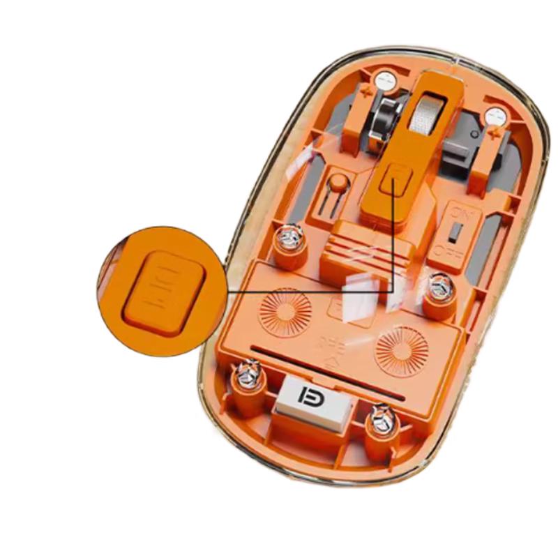 

Fude E618d Transparent Wireless Silent Dual-Mode Mouse